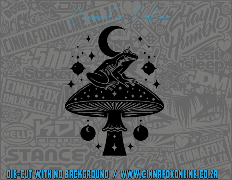 Celestial Moon Frog - Mushroom 04 Decal