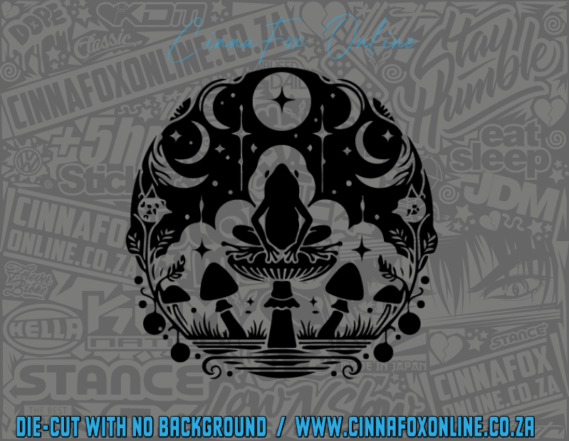 Celestial Moon Frog - Mushroom 02 Decal