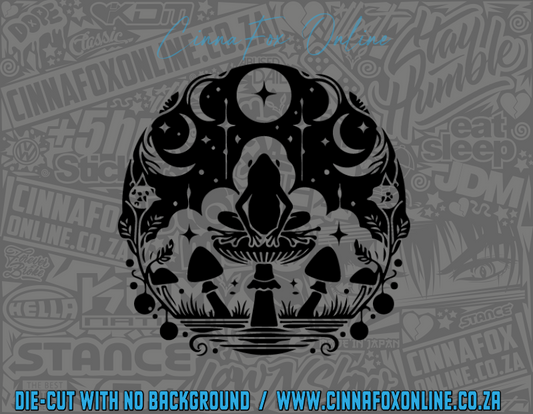 Celestial Moon Frog - Mushroom 02 Decal