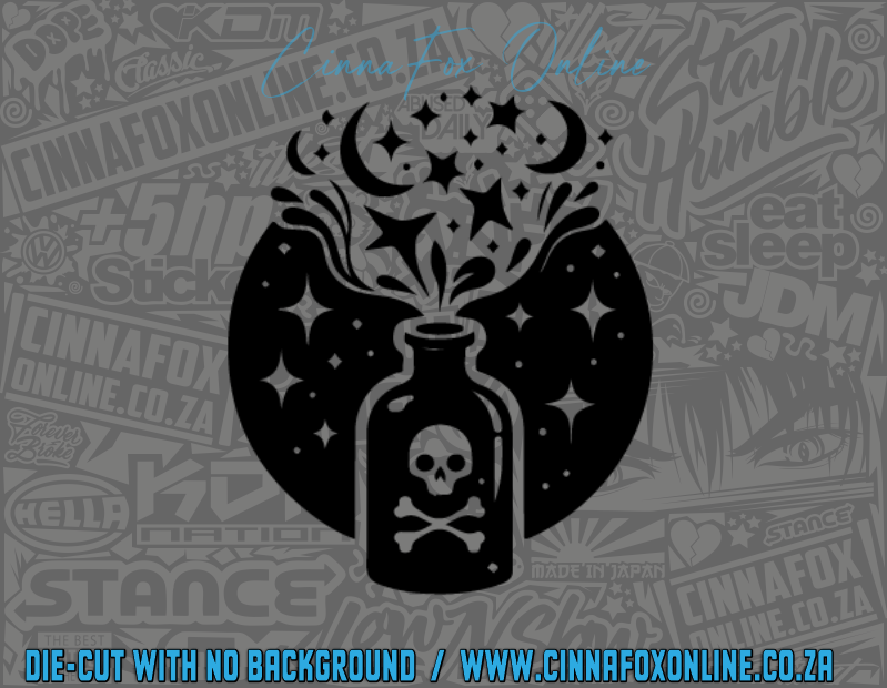 Poison Bottle Celestial Decal