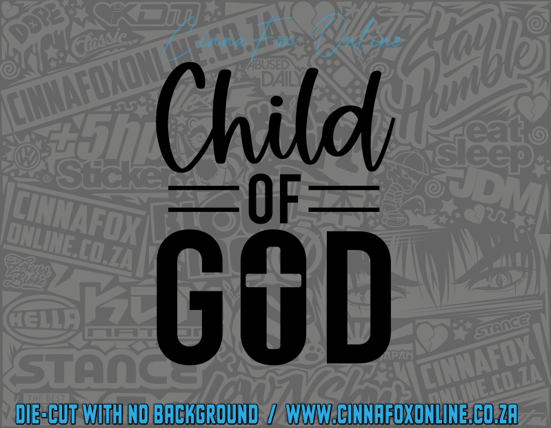 Child Of God 02 Decal