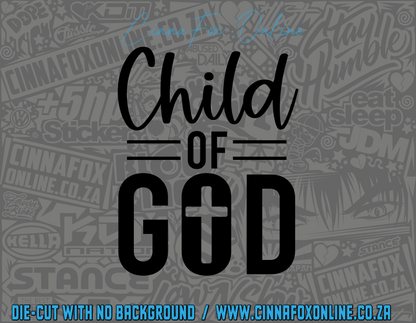 Child Of God 02 Decal