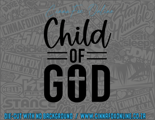 Child Of God 02 Decal
