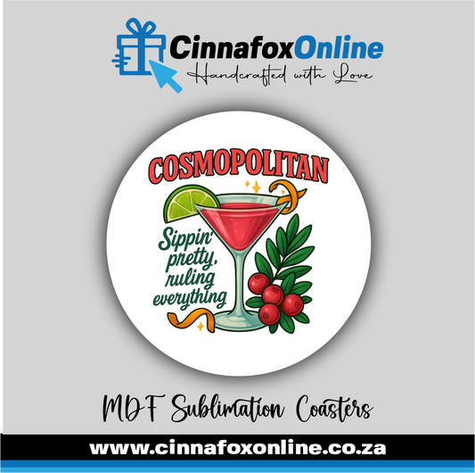 Cosmopolitan Round Coaster
