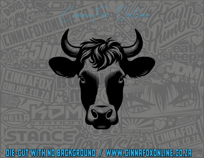Cow Head Decal