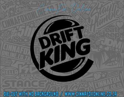 Drift King Burger King Decal