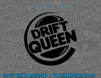 Drift Queen Burger King Decal