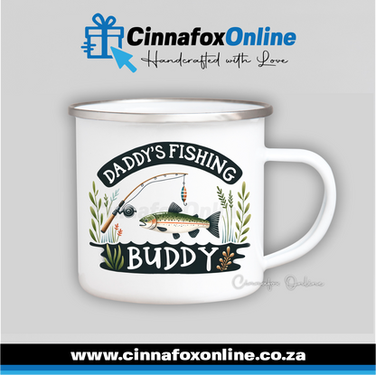 Daddy's Fishing Buddy Metal Mug