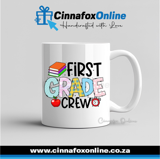 First Grade Crew Mug