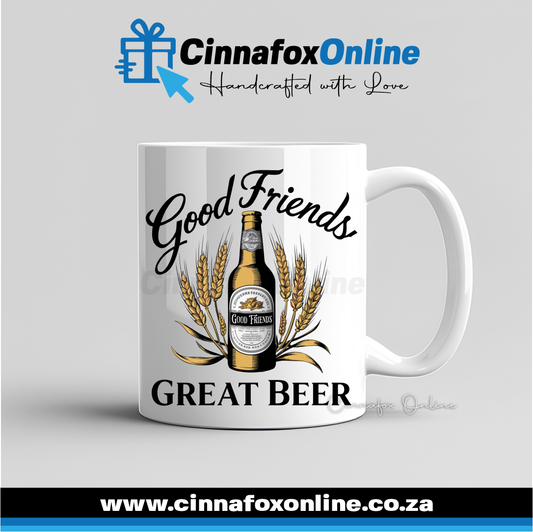Good Friends Great Beer Mug