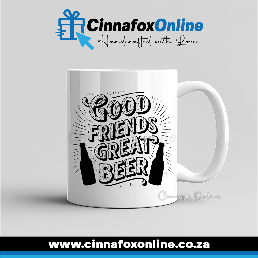 Good Friends Great Beer Mug 02