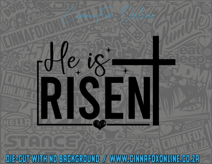 He Is Risen 02 Decal