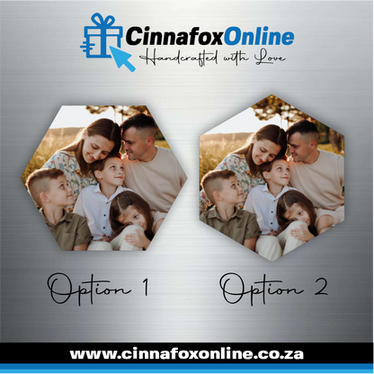 Hexagon Fridge Magnets – 10cm x 9cm - 9 pack