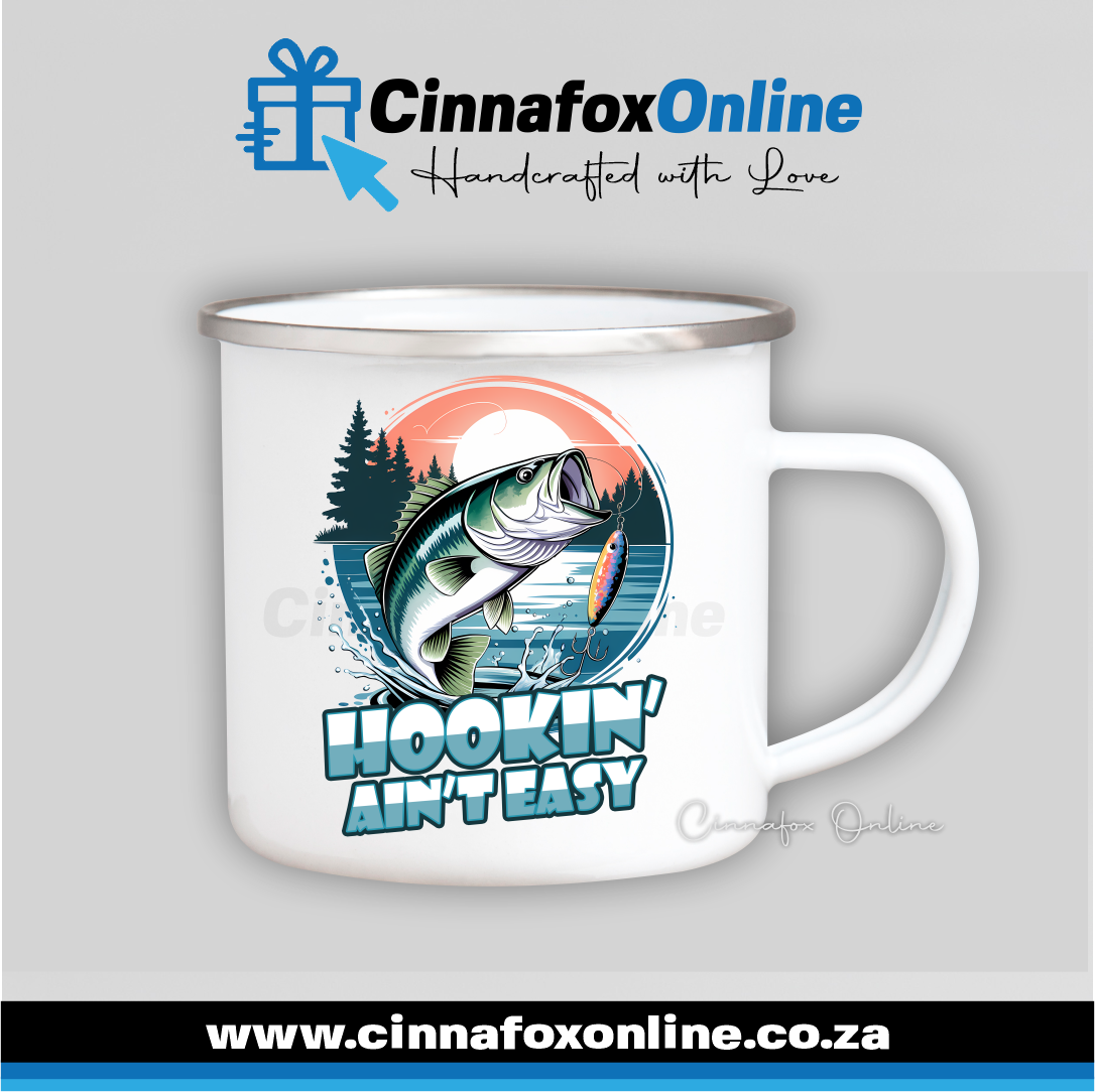 Hookin' Ain't Easy Metal Mug