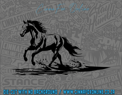 Horse Running Decal
