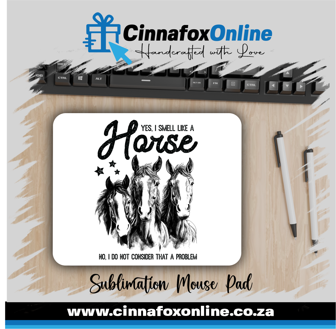 Horse Text House Pad