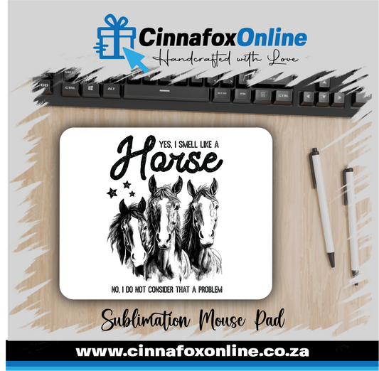 Horse Text House Pad