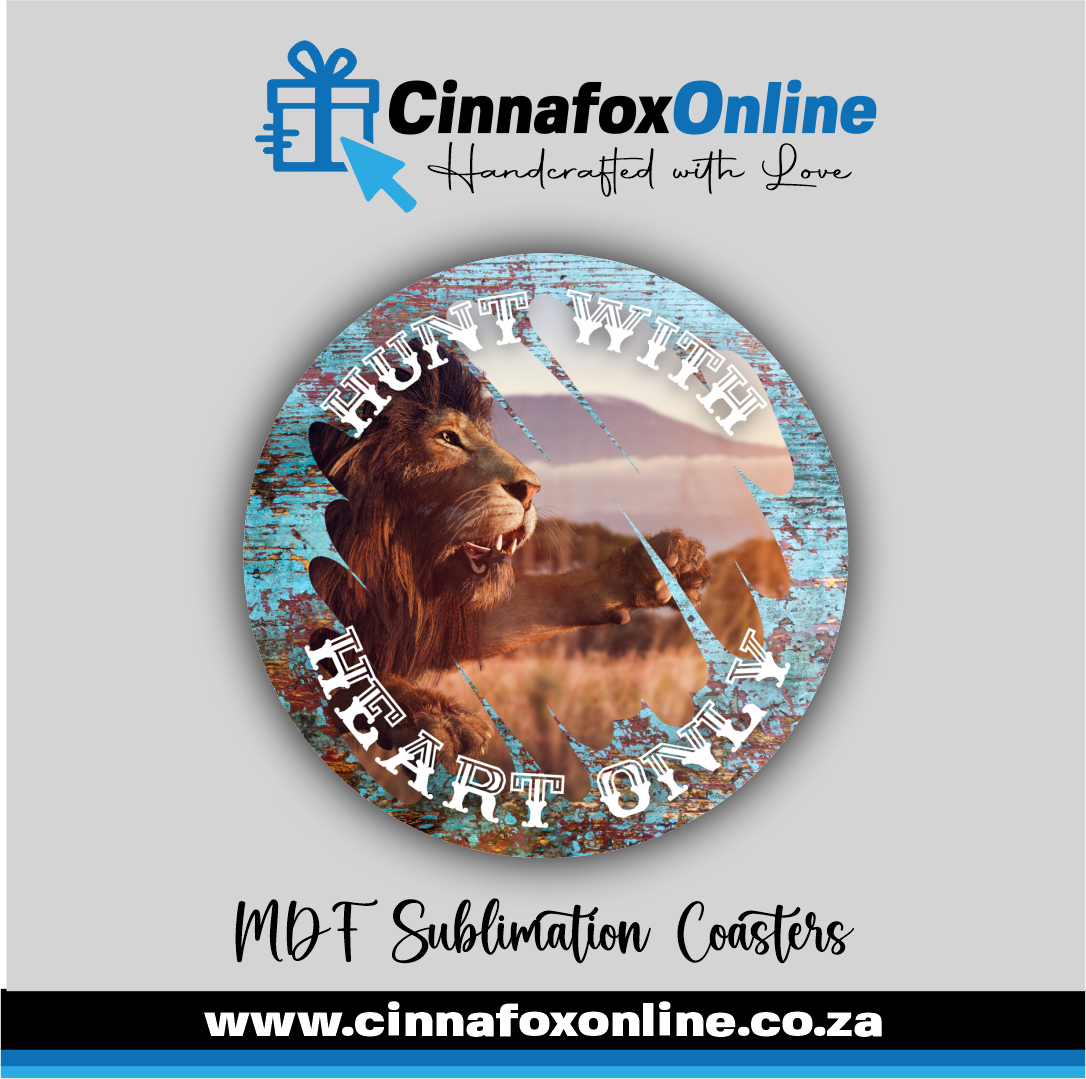 Hunt With Heart Only Round Coaster