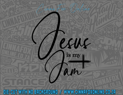 Jesus Is My Jam 02 Decal