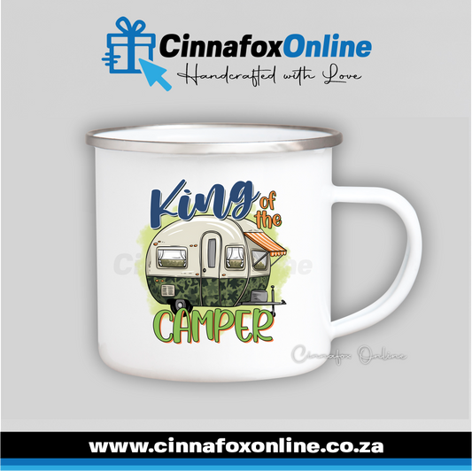 King Of The Camper Metal Mug