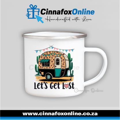 Lets Get Lost Metal Mug