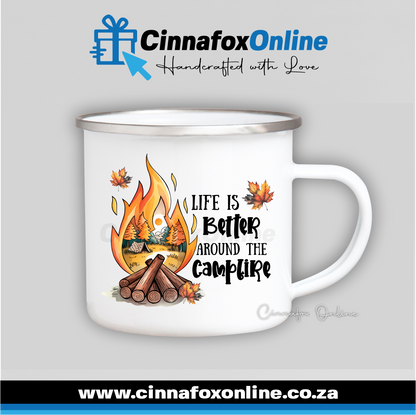 Life Is Better By The CampFire 03 Metal Mug