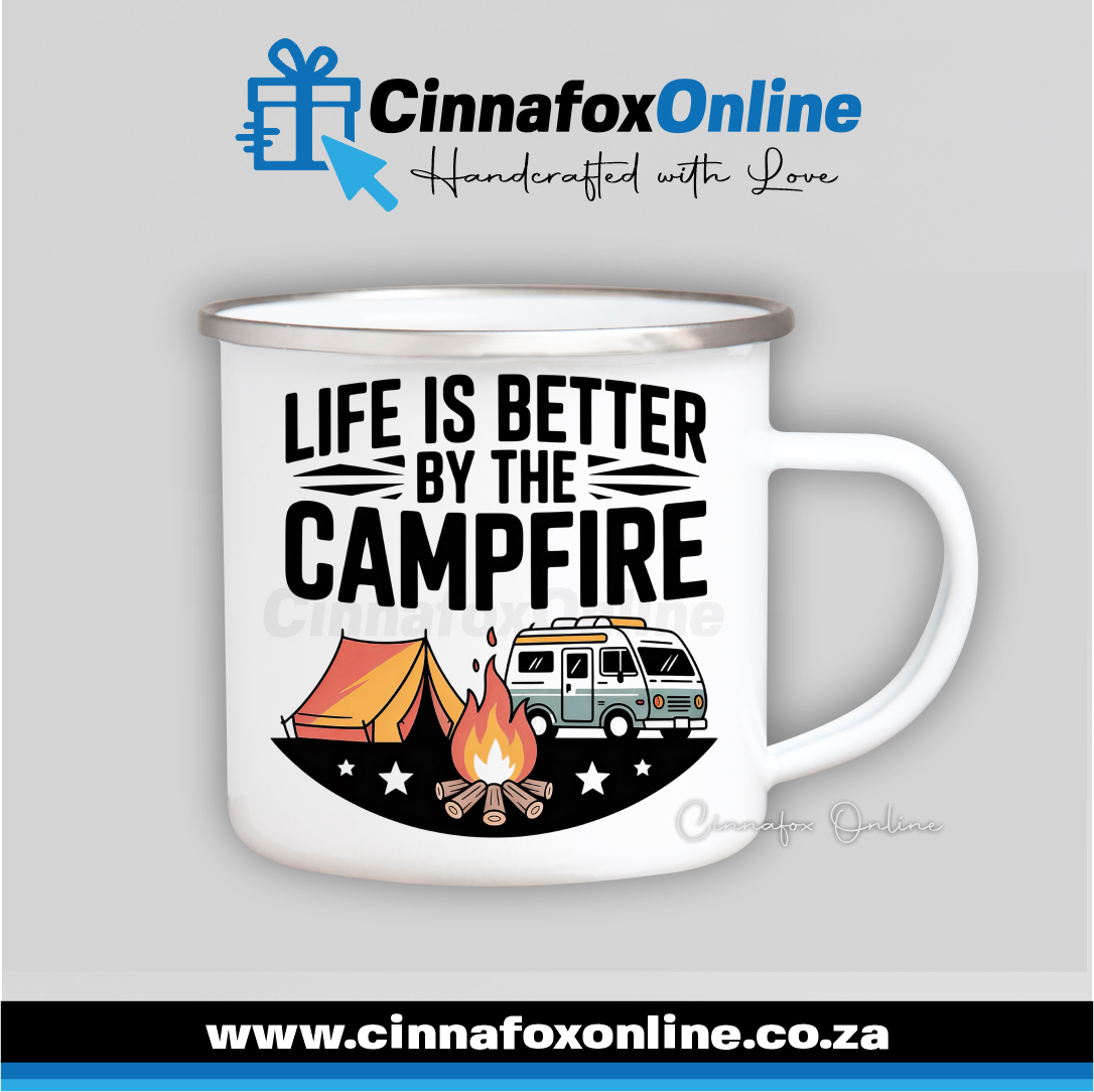 Life Is Better By The CampFire 04 Metal Mug