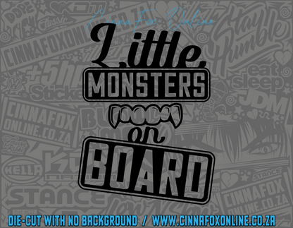 Little Monster On Board 02 Decal