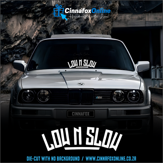 Low N Slow Curved Decal