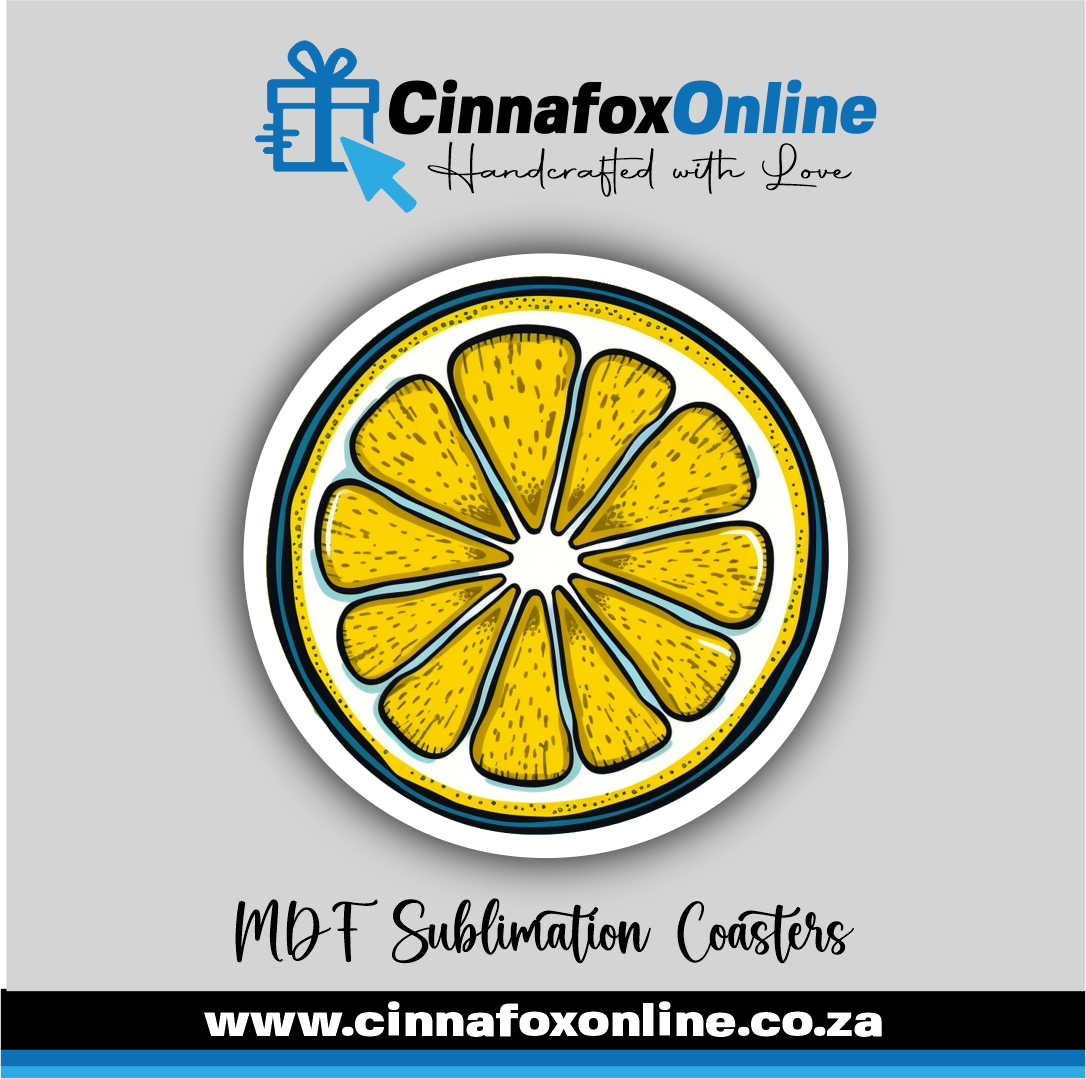 MDF Lemon 01 Coaster