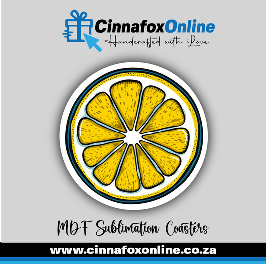 MDF Lemon 01 Coaster