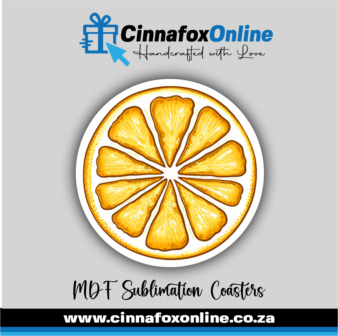 MDF Lemon 02 Coaster