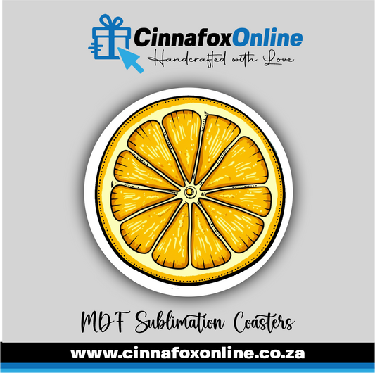 MDF Lemon 03 Coaster