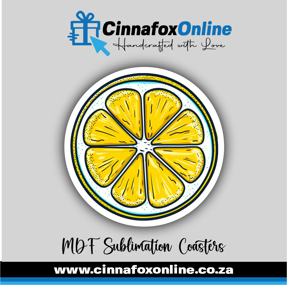 MDF Lemon 04 Coaster