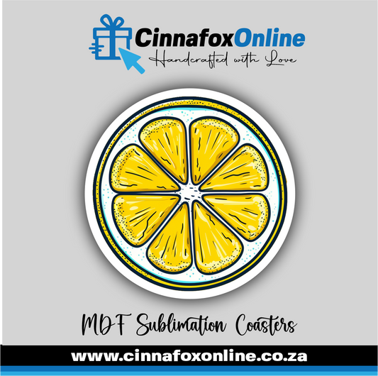 MDF Lemon 04 Coaster