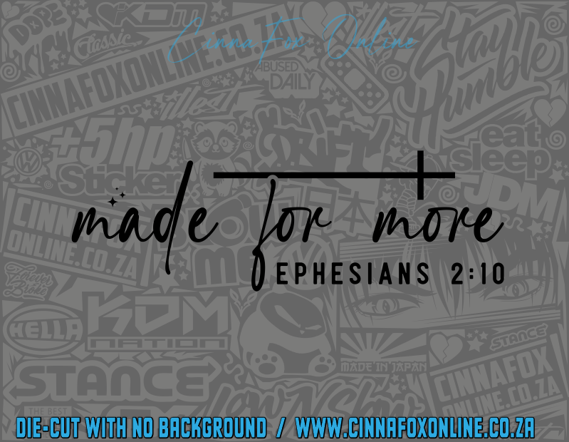 Made For More Decal