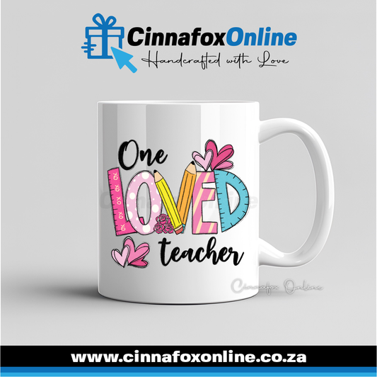 One Loved Teacher Mug