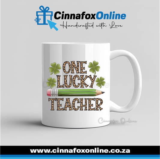 One Lucky Teacher Mug