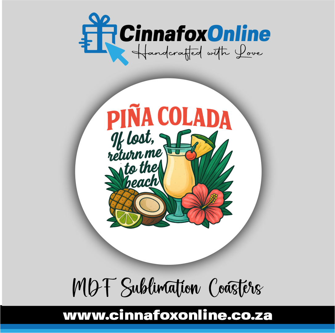 Pina Colada Round Coaster