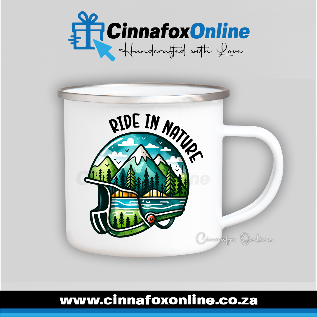 Ride Into Nature 02 Metal Mug