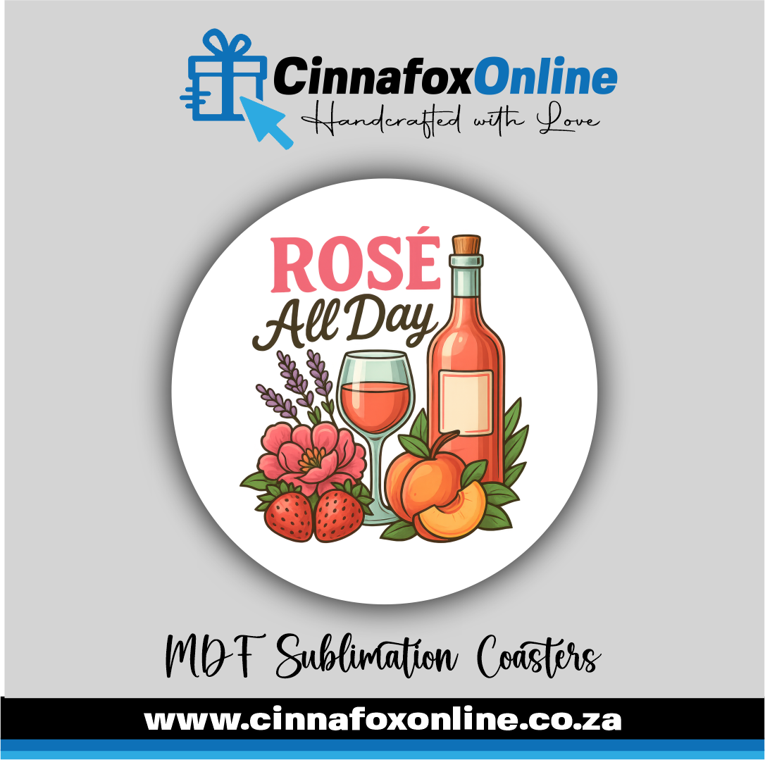 Rose All Day Round Coaster