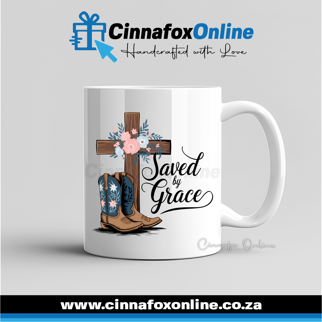 Saved By Grace Mug