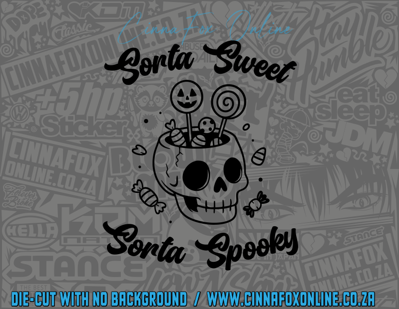 Sorta Sweet Sorta Spooky Decal