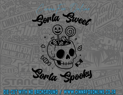 Sorta Sweet Sorta Spooky Decal