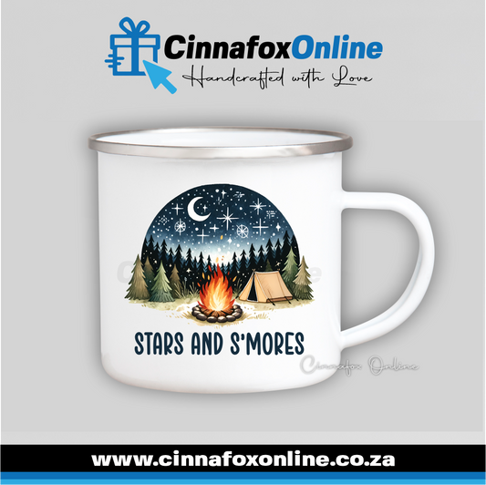 Stars And S'mores Metal Mug