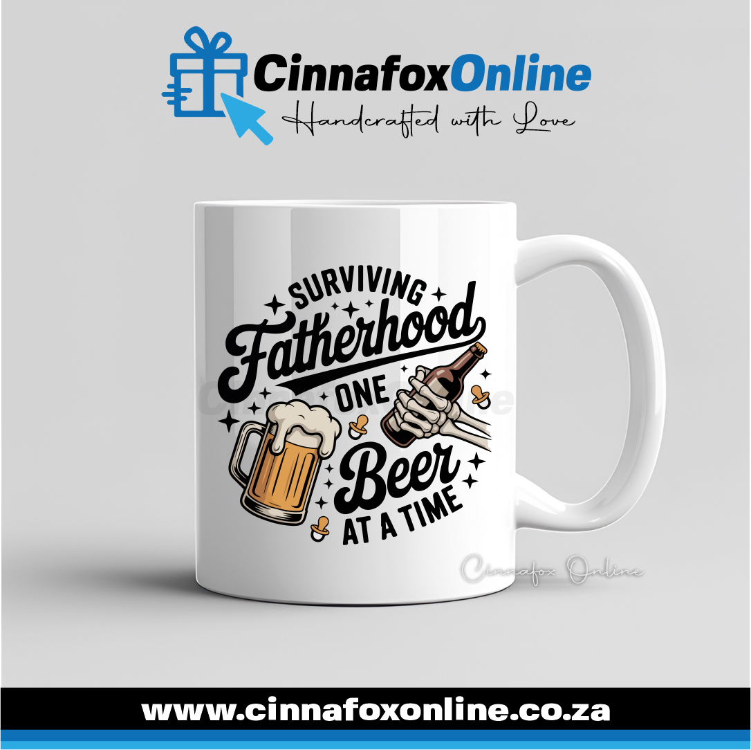 Surviving Fatherhood One Beer At A Time Mug