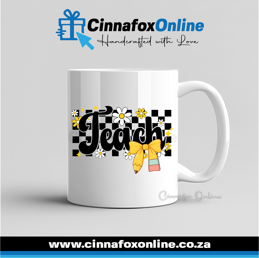 Teach Yellow Theme Mug