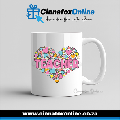 Teacher Heart Mug