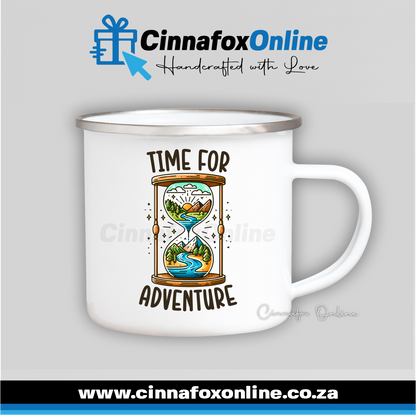 Time For Adventure Metal Mug