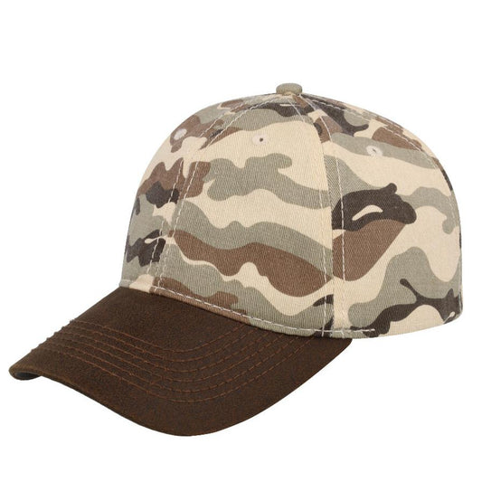 Washed Oil Skin 6 panel Cap